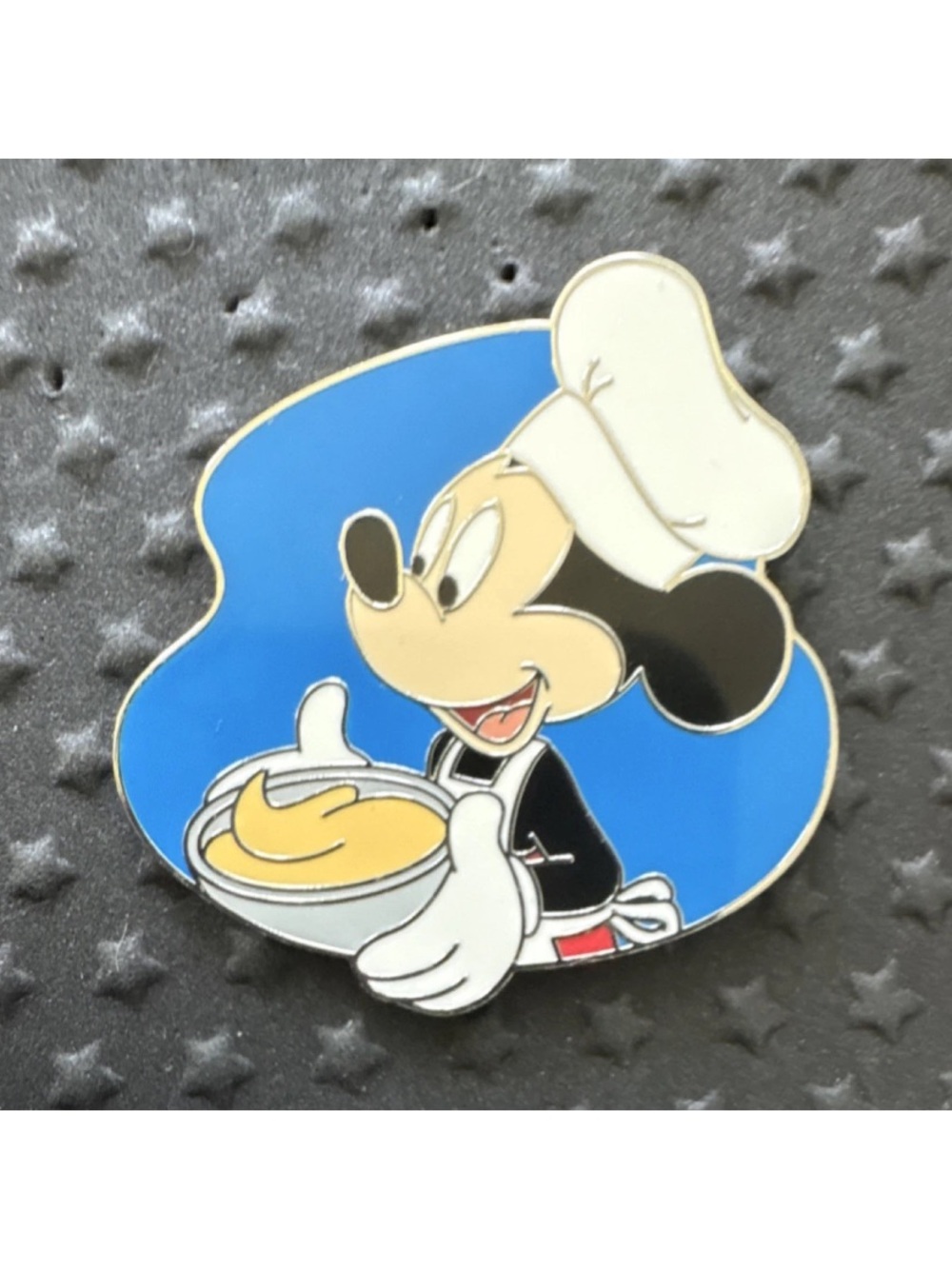 Disney Chef Mickey Enamel Pin - Blue, Black, White, Yellow